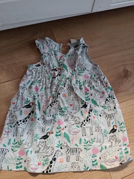 Balík šaty šatky na leto 1,5-2 roky, h&m,92