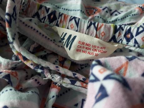 Vzorovaný letný overal h&m, h&m,140