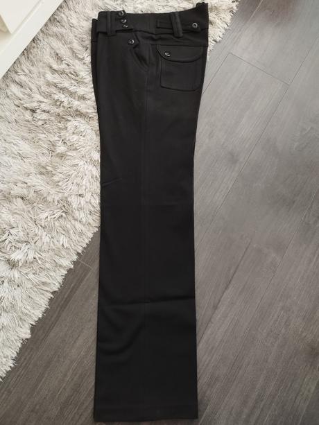 Čierne elegantné nohavice, xl