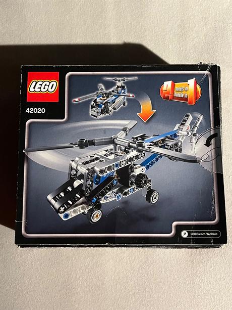 Lego technic 42020 vrtuľník,