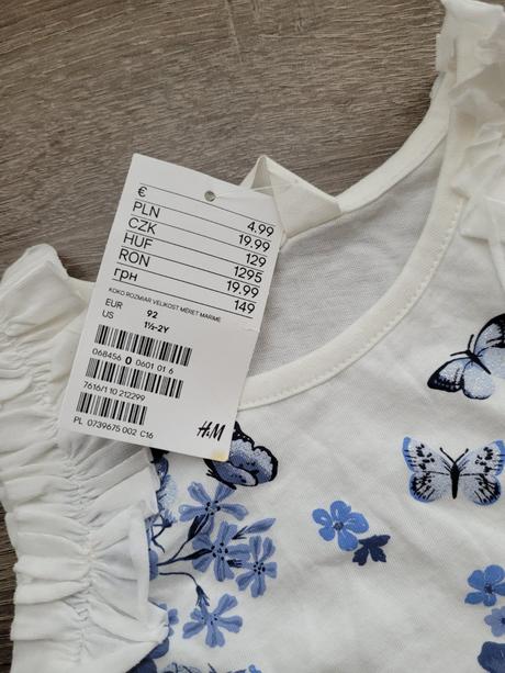 Tričko, h&m,92