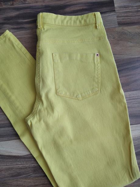 Riflové nohavice, h&m,38