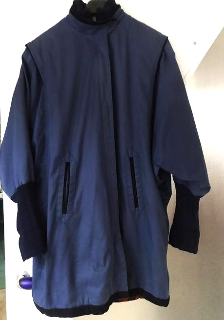 Športový podšitý kabát, l