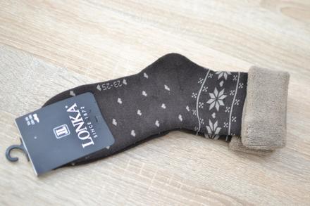 Hnedé ponožky 35-38, 38