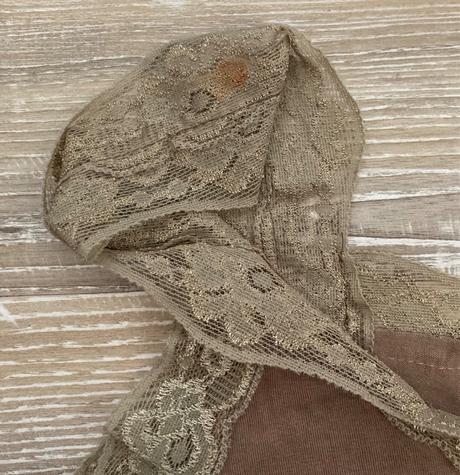 Elasticke letné tričko/tielko ramienka čipkované, m