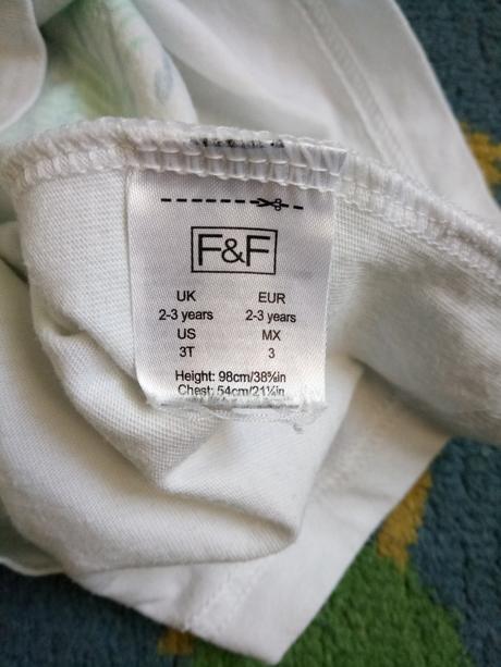 Tričká 4ks, f&f,86