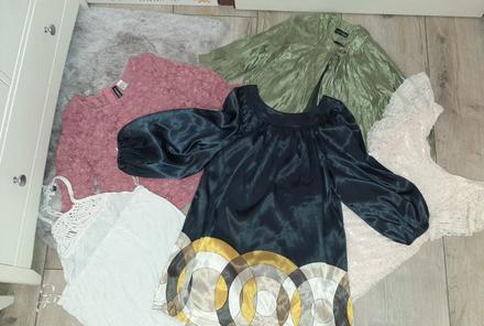 Tunika, šaty, tričká, bolerko, 5 kusov, s