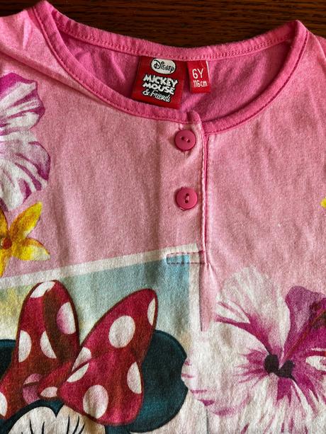 Letné pyžamko minnie mouse 116/122, disney,116