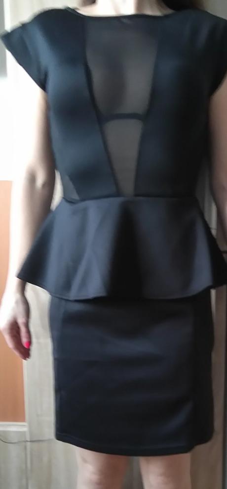 Šaty čierne 1x oblečené, xs