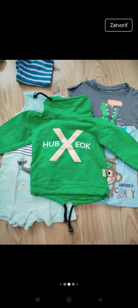 Vrece oblečenia, 68–80