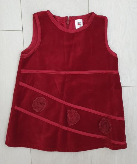 Šaty zamatové, baby club,74