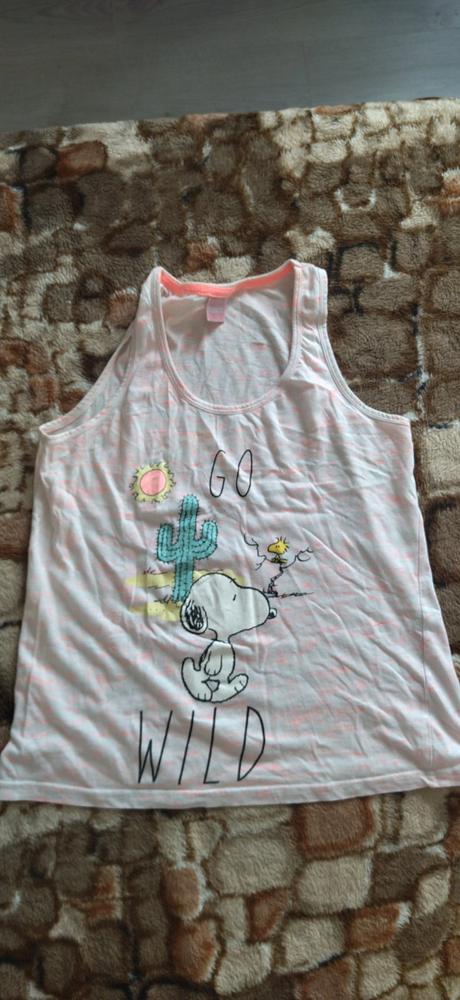 Ružové tielko, peanuts,s