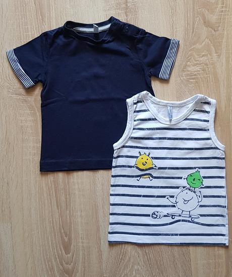 2 x tričenko, 2 x oblečené, veľ. 9 m, 74