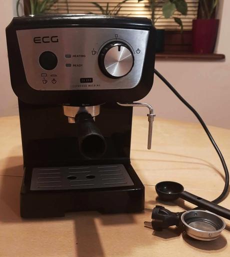 Predám pákový kávovar ecg - esp20101 espresso, 