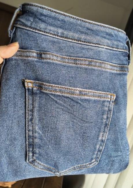 Zara elastické skinny riflíky 40-l, zara,l