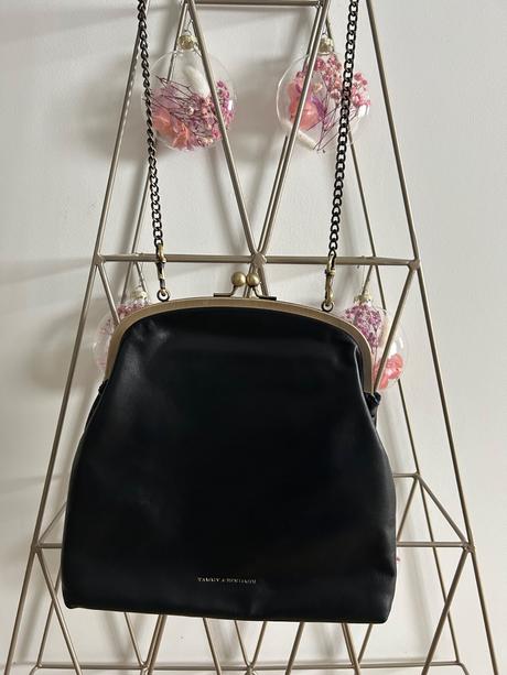 Kabelka čierna koža, 