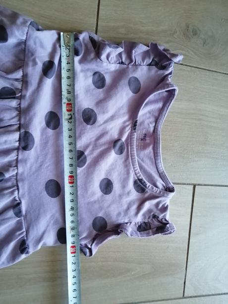 Bodkované šaty, h&m,116