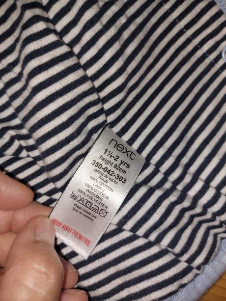 Slonikova futrovana mikina a tricko, next,86