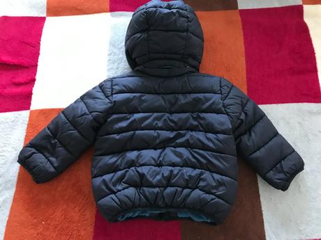 Bunda zateplena, odnímateľna kapuca,z. zara, v. 78, zara,80