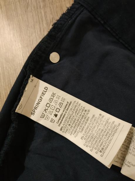 Tmavomodré springfield nohavice, veľ. 36, 36