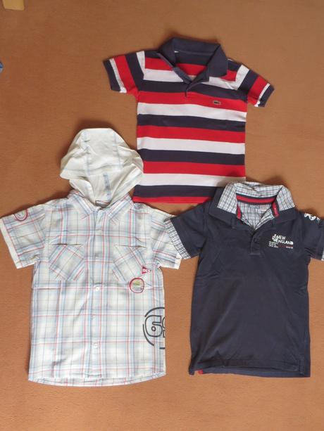 Chl. frajerské tričká s golierom - veľ. 122/128, 122–134