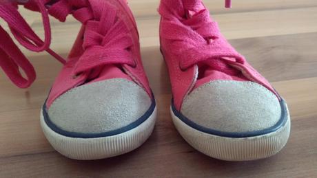 Ružové vysoké tenisky, uk7, vnút.dĺžka 16cm, next,25