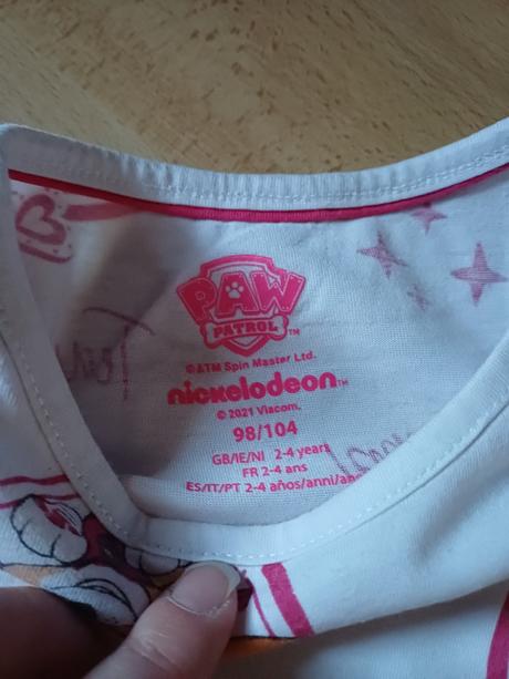 2x letné pyžamko 98/104, disney,98