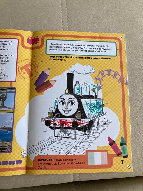 Knihy omaľovánky a úlohy tomáš a kamarati, 