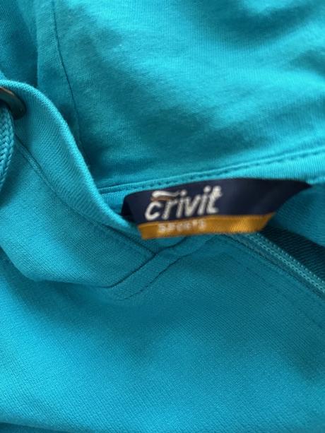 Mikina- tyrkysovo-modrá, crivit,l