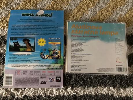 Dvd kniha džunglí,