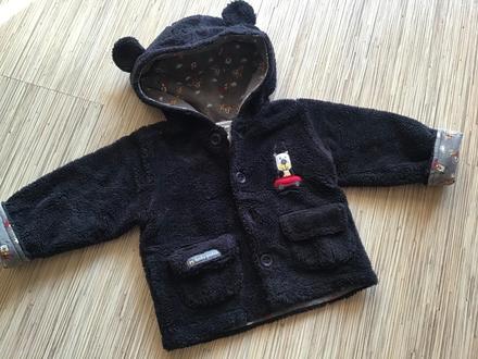 Flisový kabátik 3-6m./d1, 68