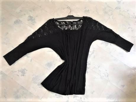 Luxusné tričko s krajkou, m