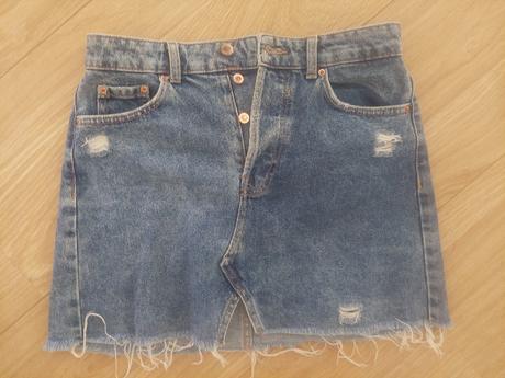 Super pohodlná rifľová sukňa bershka, bershka,36