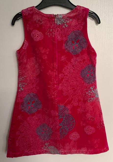 Kenzo ružové šaty s kvietkami, 104