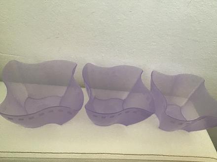 Miska tenký plast 3 ks spolu,