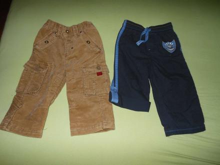 2ks menčestráky a opičkové roll-upky next 86, next,86