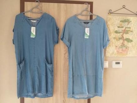 Nové rifľové/džínsové šaty 38 tencel/lyocell 38, f&f,38