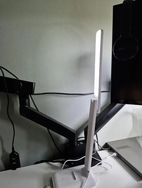 Led stolná nabíjateľná skladacia lampa, 