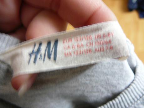 Dievcenska stylova mikina, h&m,122