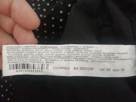 Sexi bodkované džínsy elastické v36,s,164, 164