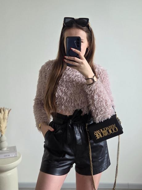 Zara koženkové kraťasy s, zara,s