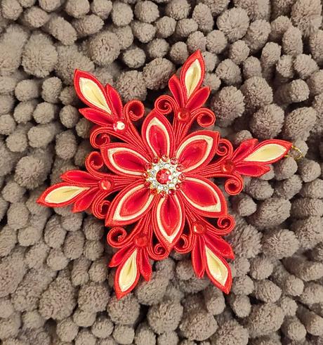 Žiarivá vianočná vločka,