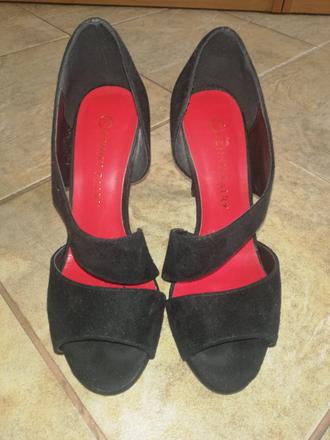 Dámske kožené sandále, 35