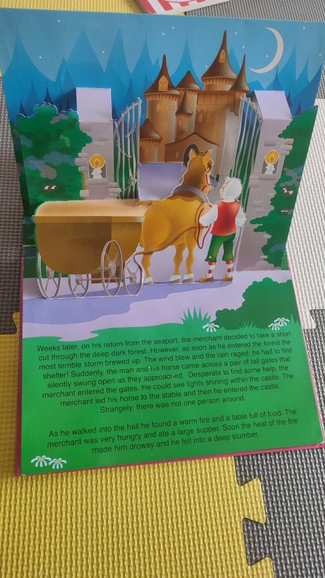 Beauty and the beast a princess pop up, 