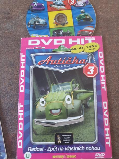 Dvd - nascar závody 7 a autíčka  3, 