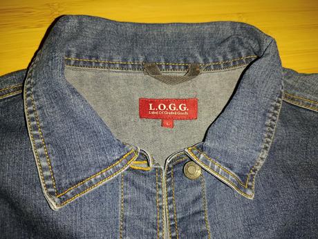 Riflová bunda, h&m,l