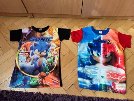 Sada 2 ks tričiek sonic veľ. 122, 122