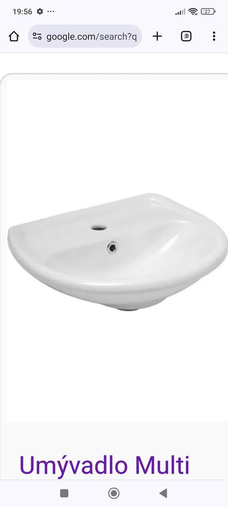 Umývadlo z bateriou, 