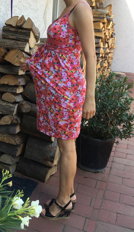 Tehotenské šaty branco, s