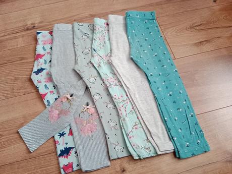 6x tenké legínky, next,92